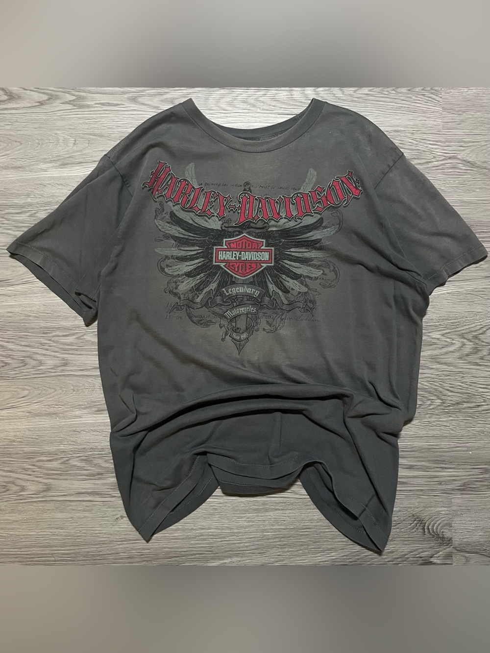 Vintage Harley Davidson double-sided graphic T-shirt thunder Mountain Loveland